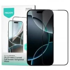 Захисне скло Nillkin (CP+ max 3D) (full glue) для Apple iPhone 16 (6.1") Чорний Захисне скло Nillkin (CP+ max 3D) (full glue) для Apple iPhone 16 (6.1") Чорний