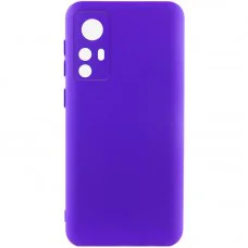 Чохол Silicone Cover Lakshmi Full Camera (AA) для Xiaomi Redmi Note 12S Синій / Iris