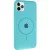 Чохол Silicone Case Full Protective (AA) with MagSafe для Apple iPhone 11 Pro Max (6.5") Бірюзовий / Marine Green