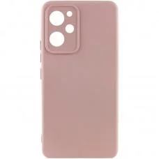 Чохол TPU GETMAN Liquid Silk Full Camera для Xiaomi Poco X5 Pro 5G Рожевий / Pink Sand