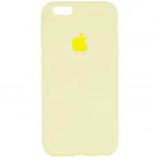 Чохол Silicone Case Full Protective (AA) для Apple iPhone 6/6s (4.7") Жовтий / Mellow Yellow