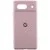 Чохол Silicone Cover Lakshmi Full Camera (AA) with logo для Google Pixel 7a Рожевий / Pink Sand
