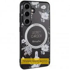 TPU+PC чохол Secret Garden with MagFit для Samsung Galaxy S23 FE Black