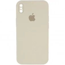 Чехол Silicone Case Square Full Camera Protective (AA) для Apple iPhone XS Max (6.5")