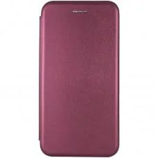 Шкіряний чохол-книжка Classy для Apple iPhone XR (6.1") Бордовий
