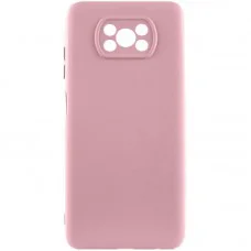 Чохол Silicone Cover Ummi Lakshmi Full Camera (AA) для Xiaomi Poco X3 NFC / Poco X3 Pro Рожевий / Pink Sand