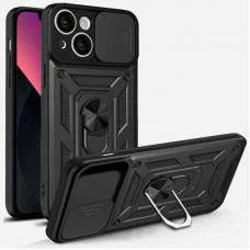 Чохол Ummi Camshield Serge Ring для Apple iPhone 13 (6.1") Чорний Чохол Ummi Camshield Serge Ring для Apple iPhone 13 (6.1") Чорний