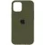 Чохол Silicone Case Full Protective (AA) для Apple iPhone 16 (6.1") Зелений / Dark Olive Чохол Silicone Case Full Protective (AA) для Apple iPhone 16 (6.1") Зелений / Dark Olive
