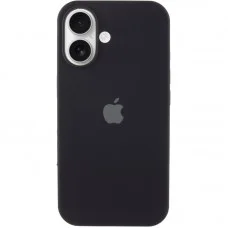 Чохол Silicone Case Full Protective (AA) для Apple iPhone 16 (6.1") Чорний / Black Чохол Silicone Case Full Protective (AA) для Apple iPhone 16 (6.1") Чорний / Black