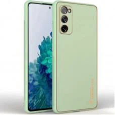 Шкіряний чохол Xshield для Samsung Galaxy S20 FE Зелений / Pistachio