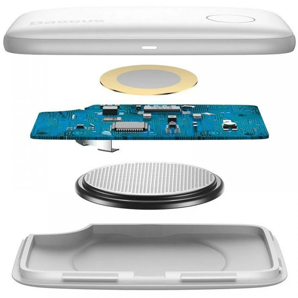 Трекер-брелок Baseus Intelligent T2 ropetype anti-loss device (ZLFDQT2-0) White