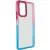 Чохол TPU+PC Fresh sip series для Realme C67 4G Бірюзовий / Рожевий