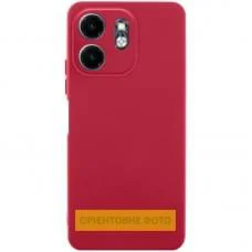 Чохол TPU GETMAN Liquid Silk Full Camera для Motorola Moto G55 5G Червоний / Dark Red