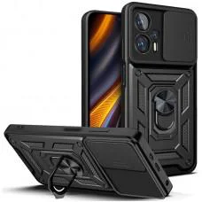 Чохол Ummi Camshield Serge Ring для Xiaomi Poco X4 GT Чорний