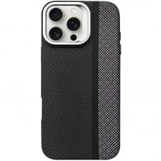 TPU чохол Pixel Craft with MagSafe для Apple iPhone 16 Pro Max (6.9") Carbon Line