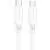 Дата кабель Borofone BX81 Type-C to Type-C 60W (1m) Білий