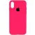 Чохол Silicone Case Full Protective (AA) для Apple iPhone X / XS (5.8") Рожевий / Barbie pink Чохол Silicone Case Full Protective (AA) для Apple iPhone X / XS (5.8") Рожевий / Barbie pink