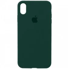 Чохол Silicone Case Full Protective (AA) для Apple iPhone XR (6.1") Зелений / Forest green