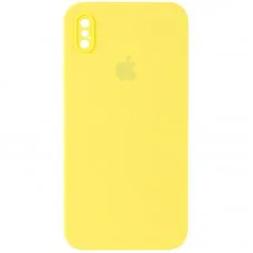 Чехол Silicone Case Square Full Camera Protective (AA) для Apple iPhone XS Max (6.5")