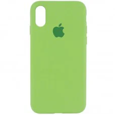 Чохол Silicone Case Full Protective (AA) для Apple iPhone XR (6.1") М'ятний / Mint