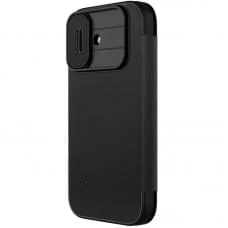 Шкіряний чохол-книжка Nillkin Qin Pro Camshield для Apple iPhone 17 (6.3") Black Шкіряний чохол-книжка Nillkin Qin Pro Camshield для Apple iPhone 17 (6.3") Black