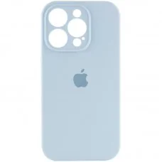Чохол Silicone Case Full Camera Protective (AA) для Apple iPhone 16 Pro (6.3") Блакитний / Sweet Blue