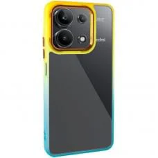 Чохол TPU+PC Fresh sip series для Xiaomi Redmi Note 13 4G Бірюзовий / Помаранчевий