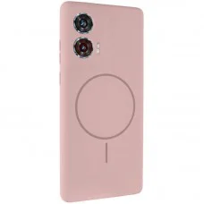 Чохол Silicone Cover Lakshmi Full Camera (AA) with MagFit для Motorola Edge 50 Fusion Рожевий / Pink Sand