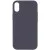Чохол Silicone Case Full Protective (AA) NO LOGO для Apple iPhone XR (6.1") Сірий / Dark Gray