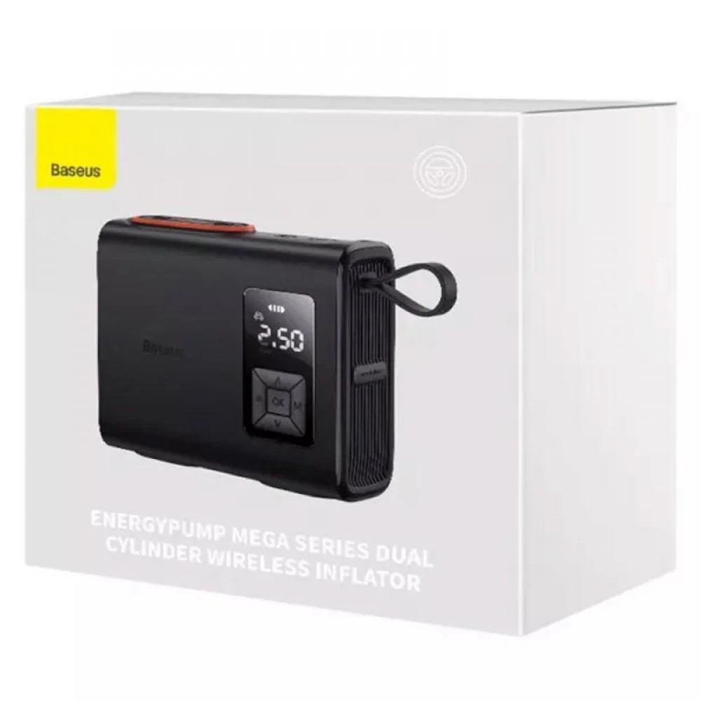 Автомобильный насос Baseus Mega EnergyPump Series Dual Cylinder 6000 mAh (CRNL060001)
