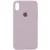 Чохол Silicone Case Full Protective (AA) для Apple iPhone X / XS (5.8") Сірий / Lavender Чохол Silicone Case Full Protective (AA) для Apple iPhone X / XS (5.8") Сірий / Lavender