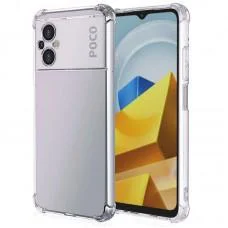 TPU чохол GETMAN Ease logo посилені кути Full Camera для Xiaomi Poco M5 Безбарвний (прозорий)