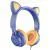 Накладні навушники Hoco W36 Cat ear Midnight Blue Накладні навушники Hoco W36 Cat ear Midnight Blue
