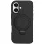 Чохол Silicone Case Full Protective NO LOGO with Ring для Apple iPhone 16 Plus (6.7") Black