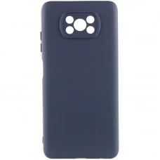 Чохол Silicone Cover Ummi Lakshmi Full Camera (AA) для Xiaomi Poco X3 NFC / Poco X3 Pro Синій / Midnight Blue