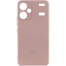 Чохол Silicone Cover Lakshmi Full Camera (AA) with logo для Xiaomi Redmi Note 13 Pro+ Рожевий / Pink Sand