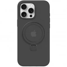 Чохол Silicone Case Full Protective with Ring для Apple iPhone 14 Pro Max (6.7") Black