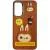 Чохол TPU Leather Toys для Xiaomi Redmi 12C / Poco C55 Labubu / Brown