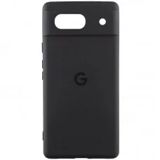 Чохол Silicone Cover Lakshmi Full Camera (AA) with logo для Google Pixel 8a Чорний / Black