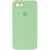 Чохол Silicone Case Square Full Camera Protective (AA) для Apple iPhone 7/8/SE (2020) (4.7") М'ятний / Mint