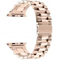 Ремінець Steel Elegance для Apple Watch 38/40/41/42mm(ser.10) Rose Gold