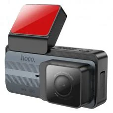 Відеореєстратор Hoco DV12 2K display + GPS (with rear camera) Silver gray