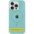 Чохол Silicone Case Full Protective (AA) with MagSafe для Apple iPhone 16 Plus (6.7") Бірюзовий / Marine Green