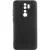 Чохол TPU GETMAN Liquid Silk Full Camera для Xiaomi Redmi 9 Чорний / Black