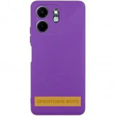 Чохол TPU GETMAN Liquid Silk Full Camera для Motorola Edge 50 Fusion Фіолетовий / Purple