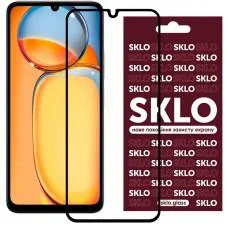 Захисне скло SKLO 3D для Xiaomi Redmi 13C / Poco C65 Чорний