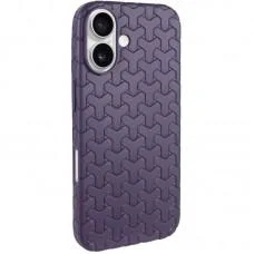 Чохол TPU Weaving для Apple iPhone 16 (6.1") Purple Чохол TPU Weaving для Apple iPhone 16 (6.1") Purple