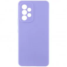 Чохол Silicone Cover Lakshmi Full Camera (AAA) для Samsung Galaxy A32 5G Бузковий / Dasheen