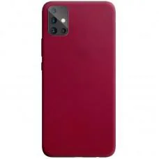 Силіконовий чохол Candy для Samsung Galaxy A51 Бордовий