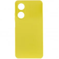 Чохол Silicone Cover Lakshmi Full Camera (A) для Oppo A38 / A18 Жовтий / Flash